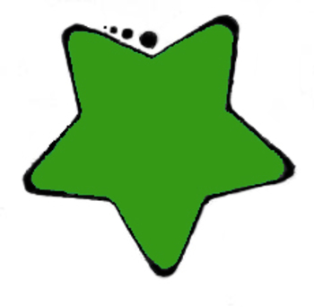 Premium Green Star Cliparts