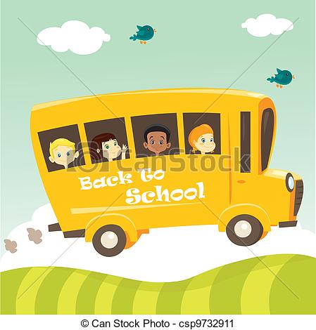 School Bus Illustration