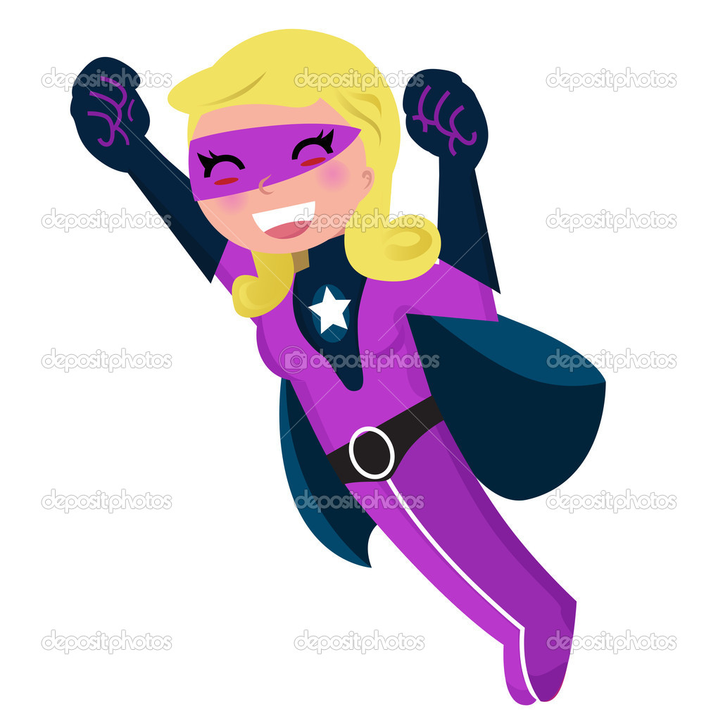 Super Hero Woman Clipart