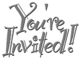 You Re Invited Clipart You Re Invited Wort Art Blue