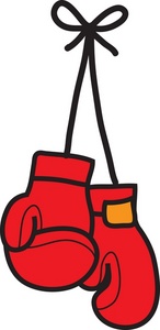 Boxing Gloves Clipart Image   Clip Art Of A Pair Of Red Boxing Gloves    