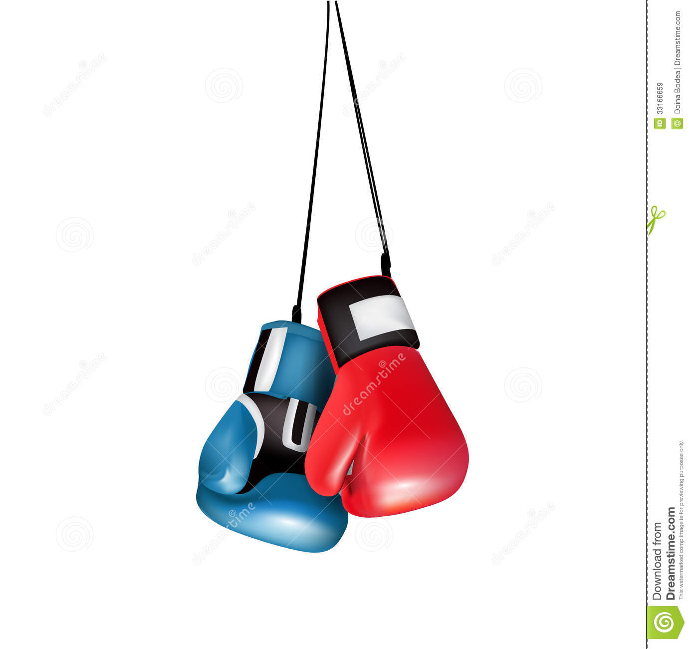 Boxing Gloves Touching Clipart Boxing Gloves Hanging Isolated