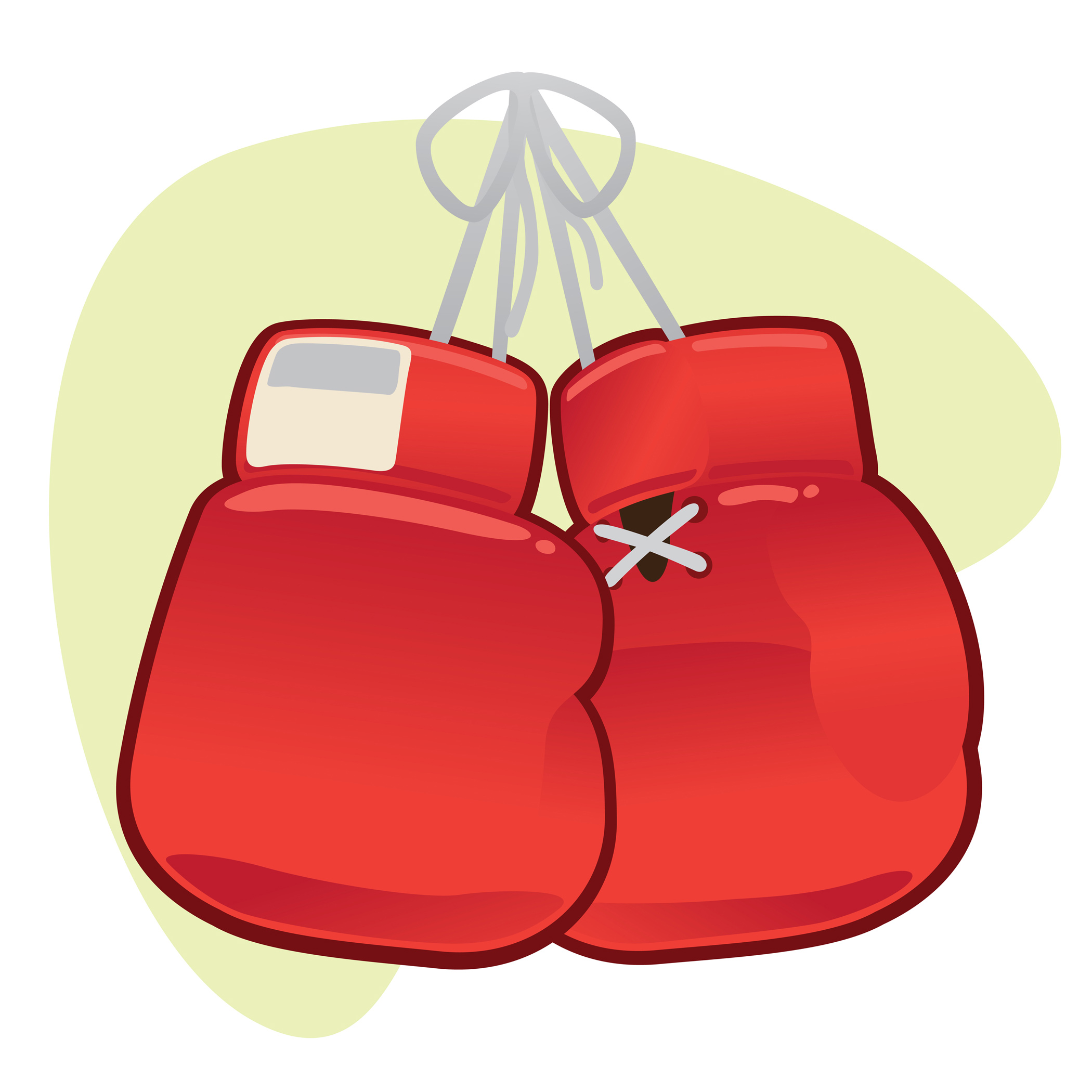 Cartoon Boxing Gloves Clipart  1