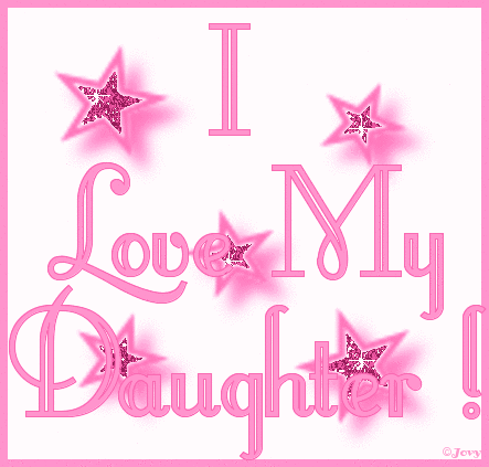 Glitter Text   Love   I Love My Daughter