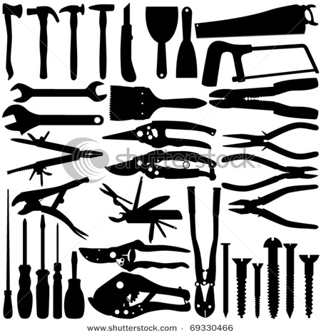 Hand Tool Clipart Picture Of A Variety Of Hand