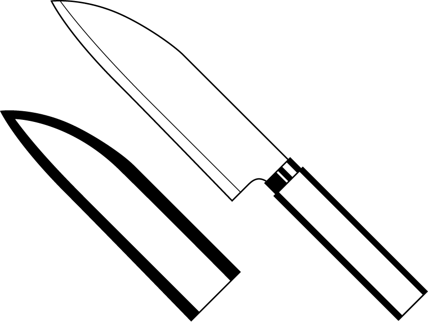Knife Clipart Black And White   Cliparts Co
