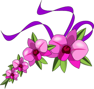 Orchid Flower Clip Art   Clipart Panda   Free Clipart Images