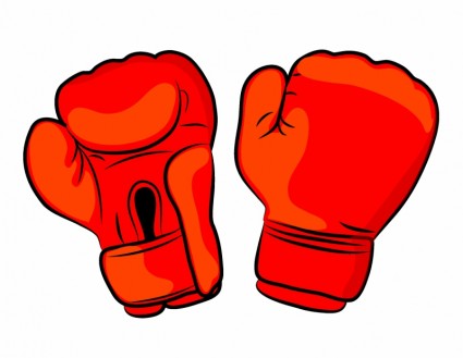 Red Boxing Gloves Free Vector 980 80kb