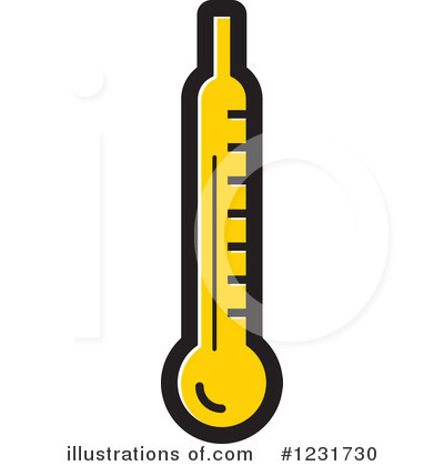 Thermometer Clipart  1231730 By Lal Perera   Royalty Free  Rf  Stock