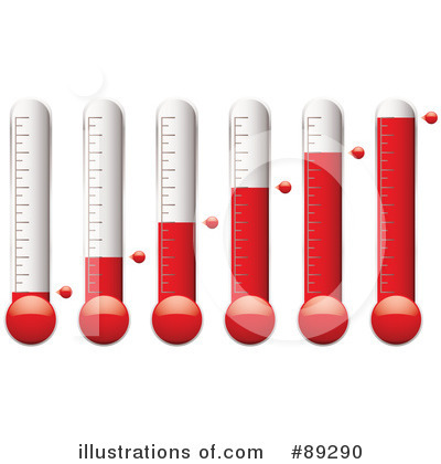 Thermometer Clipart  89290   Illustration By Michaeltravers