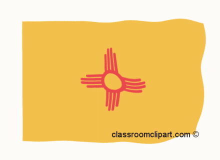 Animated Clipart  New Mexico Cc Animated Flag   Classroom Clipart