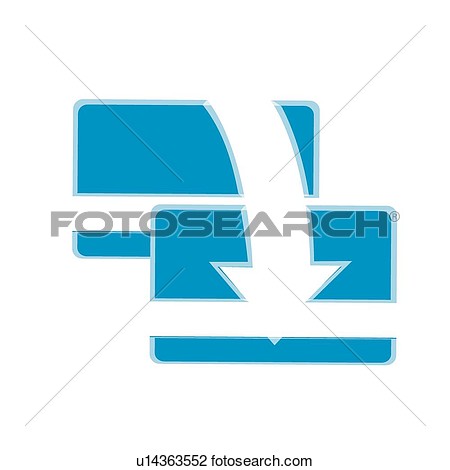    Arrows Arrow Money Transfer Card Icon View Large Clip Art Graphic