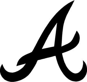 Atlanta Braves A Baseball Logo Vinyl Decal Sticker   Ebay