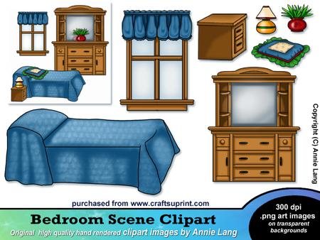 Bedroom Scene Clipart   Designer Resources