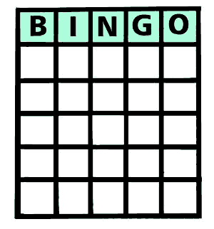 Bingo Card Clip Art   Group Picture Image By Tag   Keywordpictures