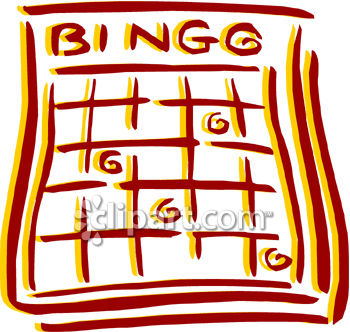 Bingo Card Clipart Picture