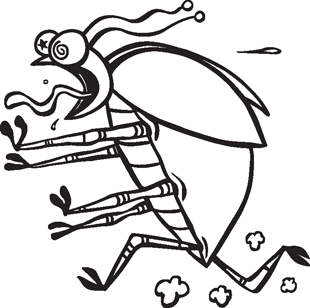 Bug Exterminator    Event Cartoon Decals    Cartoons    Decals