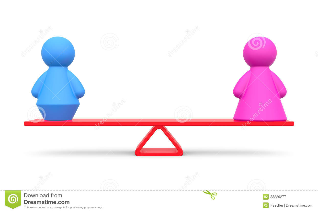 Concept Of Gender Equality Gender Inequality Clipart