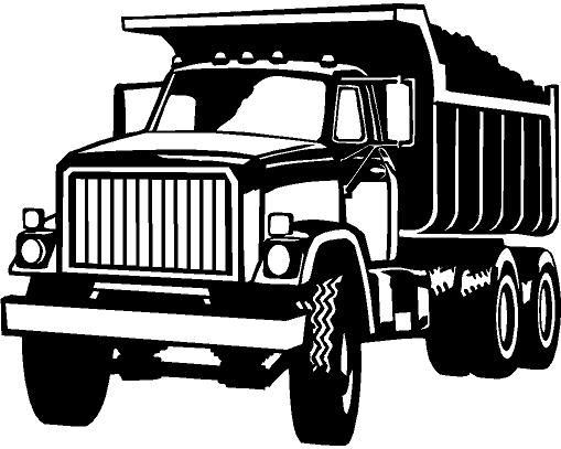 Details About Dump Truck Vinyl Decal Car Truck Window Sticker