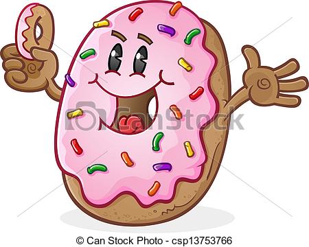 Donut Clipart Donut Character A Super Cute