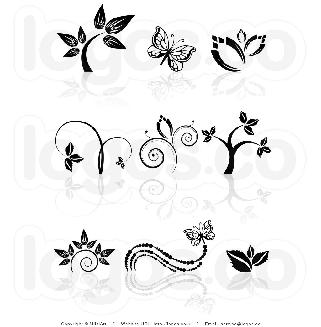 Free Butterfly Free Black Christian Clipart Images Black And White
