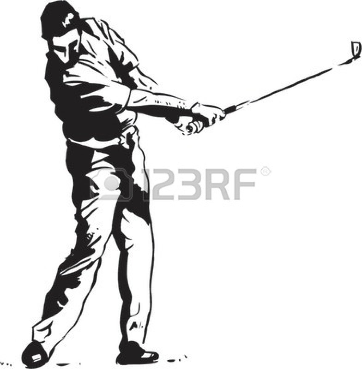 Golf Clipart Black And White   Clipart Panda   Free Clipart Images