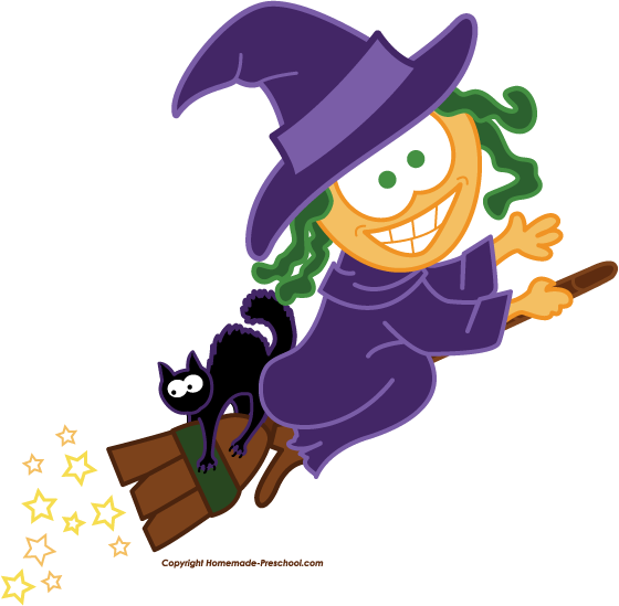 Home Free Clipart Halloween Clipart Halloween Flying Witch