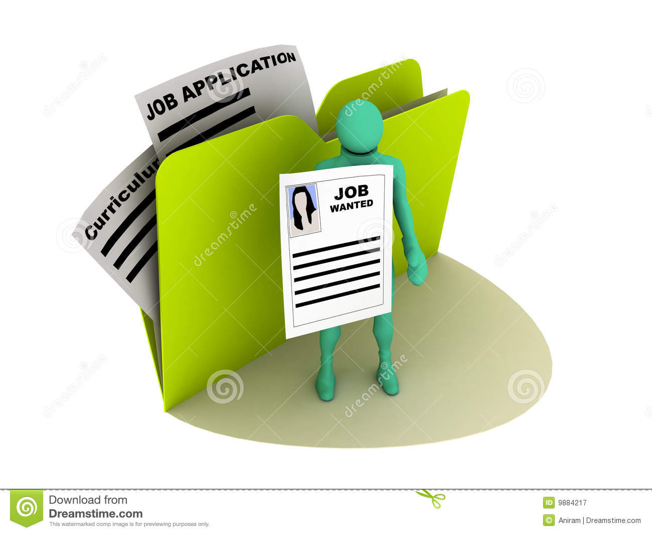 Job Application Clipart Job Wanted Icon With A