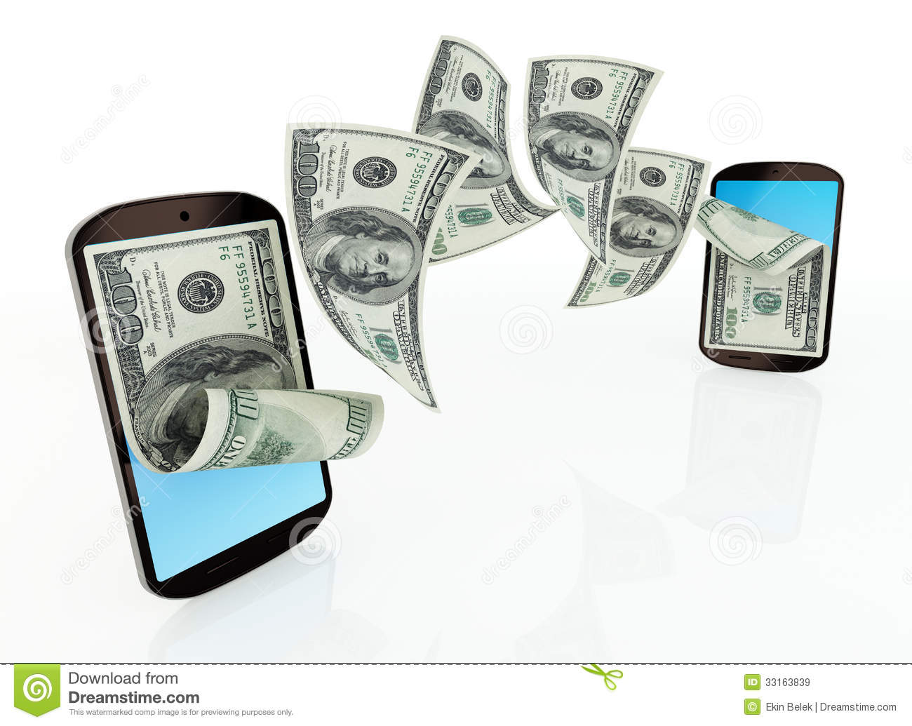 Mobile Money Transfer Royalty Free Stock Images   Image  33163839