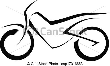 Motorbike Clip Art Black And White Motorcycle Clipart Black
