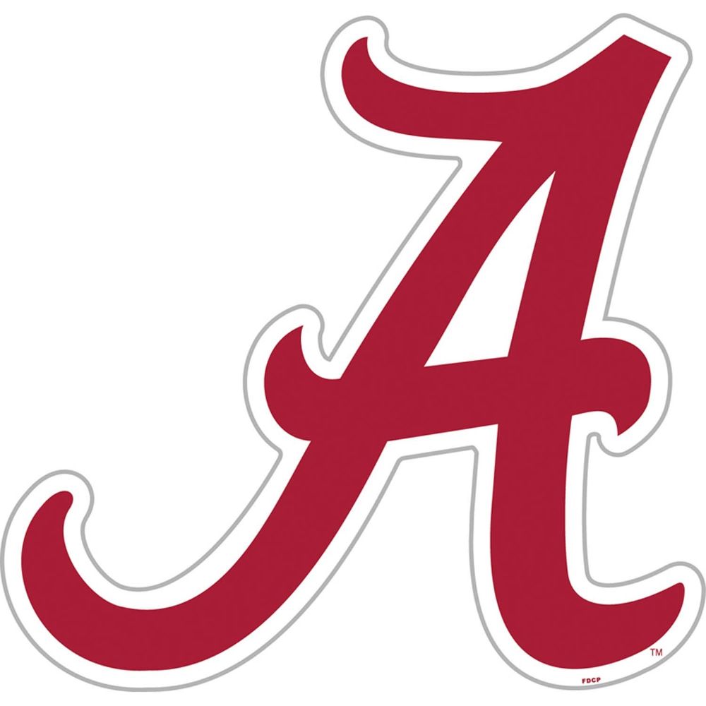     Of Alabama Crimson Tide Large Logo Cornhole Decals Set Of 2   Ebay