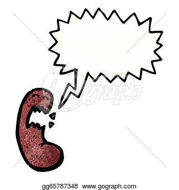 Stock Illustration   Angry Kidney Cartoon  Clipart Drawing Gg65787348