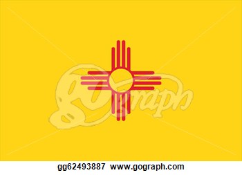 Vector State Of New Mexico Flag  Clipart Illustrations Gg62493887
