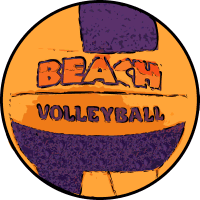 Volleyball Clipart  Free Graphics Images And Pictures Of Beach Volley