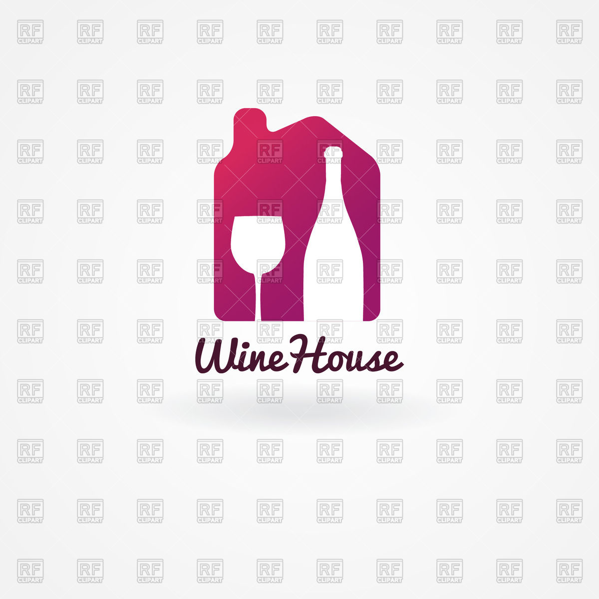 Winery Or Wine House Icon 80185 Download Royalty Free Vector Clipart