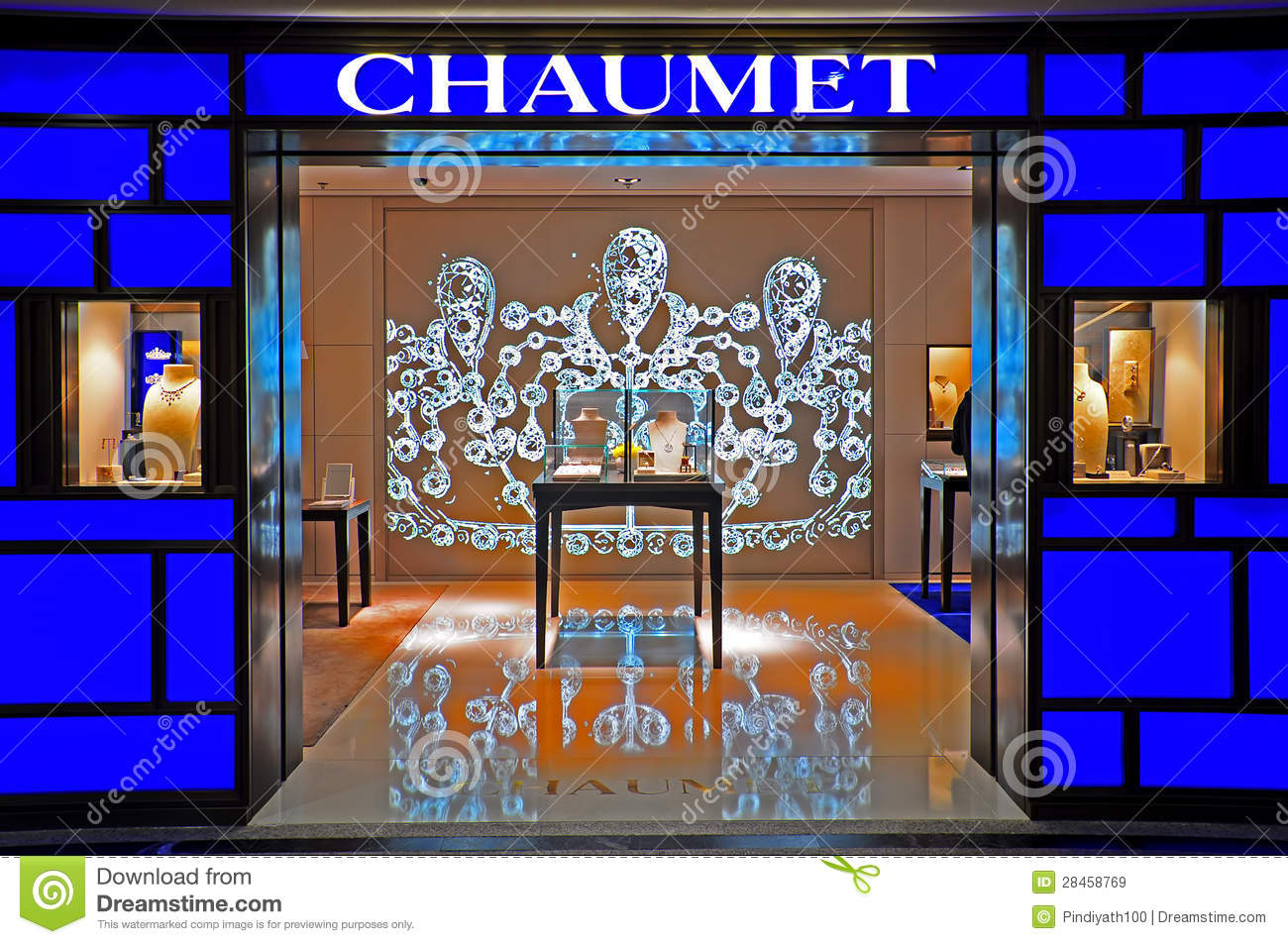 Boutique Of Chaumet Jewelry Boutique At The Time Square Shopping Mall