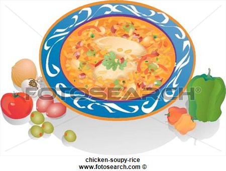 Chicken And Rice Clipart Clipart   Chicken Soupy Rice 