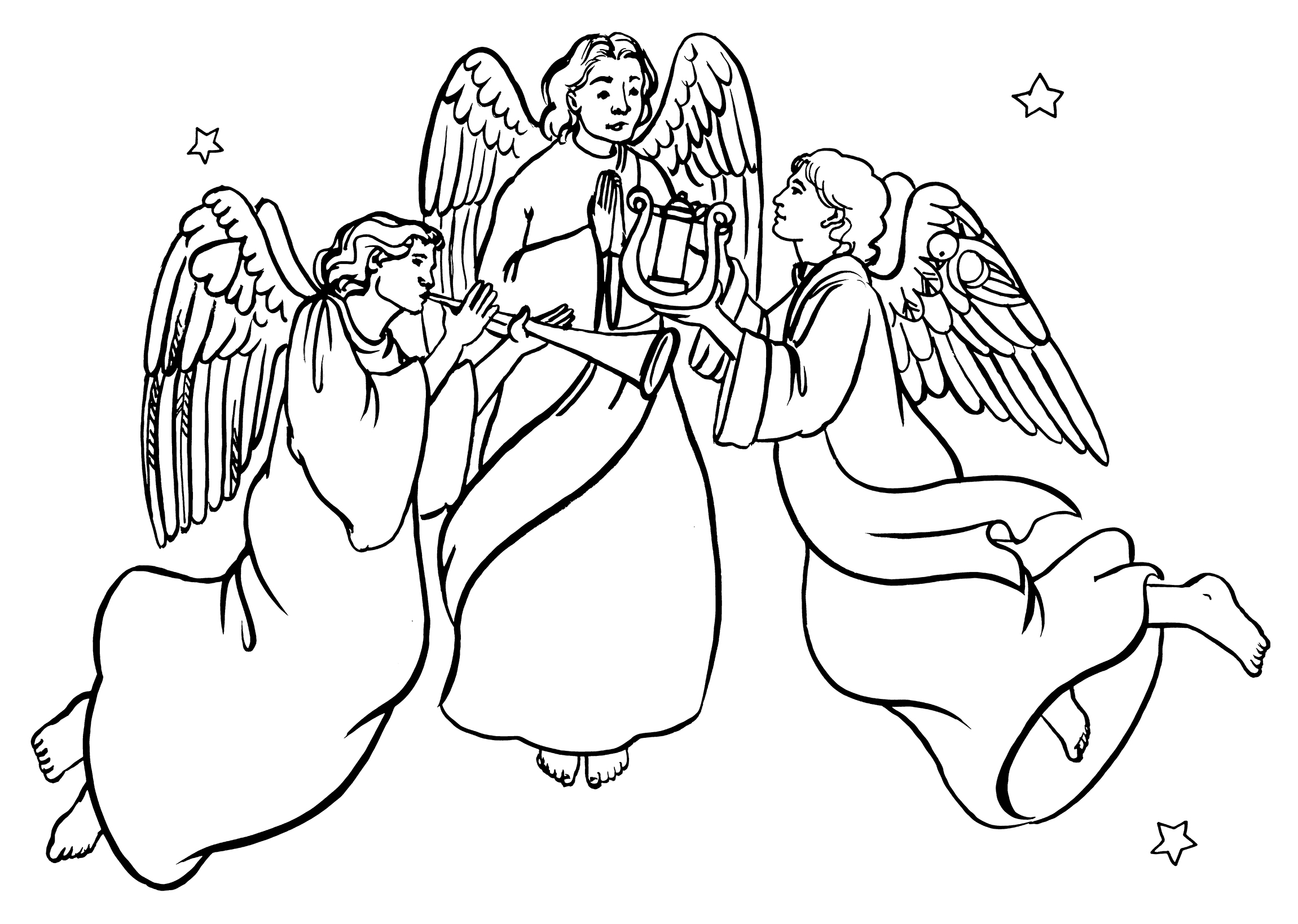 Christmas Angels Singing Clipart Christmas Ange