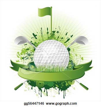 Clip Art Vector   Golf Design Elements  Stock Eps Gg56447146   Gograph