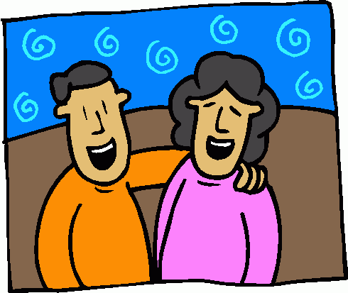 Couple Laughing 3 People Laughing Clipart