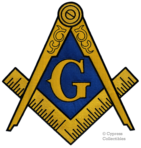 Details About Large Masonic Logo Embroidered Patch Iron On Freemason
