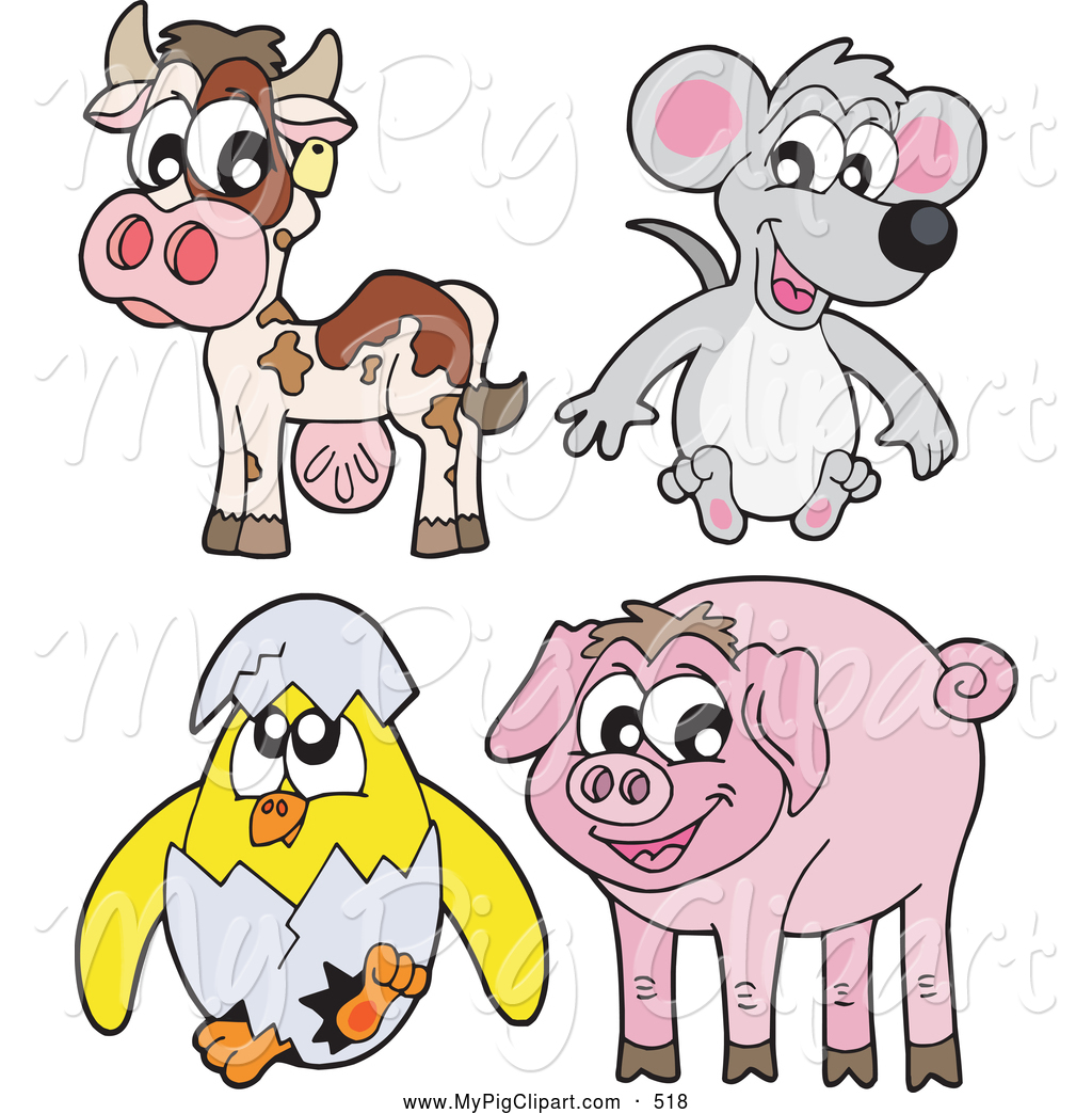 Farm Animal Clip Art Animal Farm Cartoon Pigs