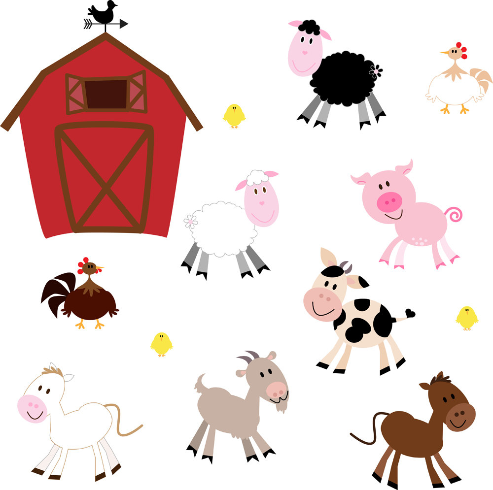 Farm Animals And Their Babies