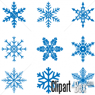 Frozen Snowflake Clipart