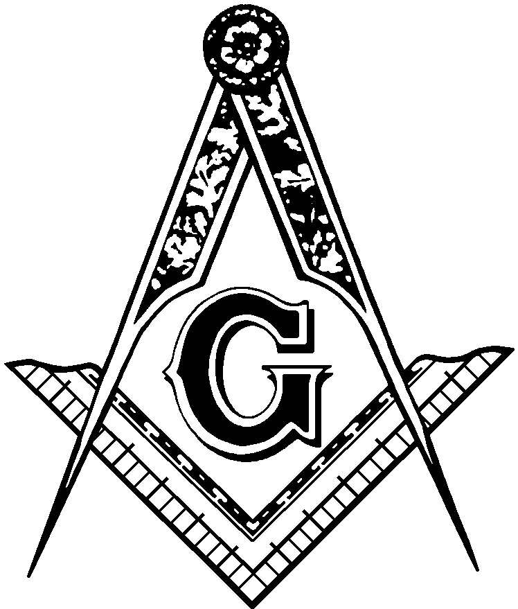 Masonic Clip Art And Freemason Symbols   Square And Compasses   Page 2