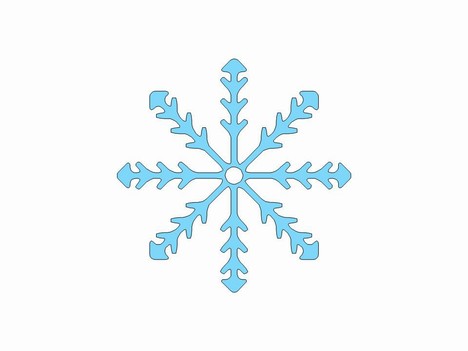 More Free Snowflake Clip Art Powerpoint Template Slide2