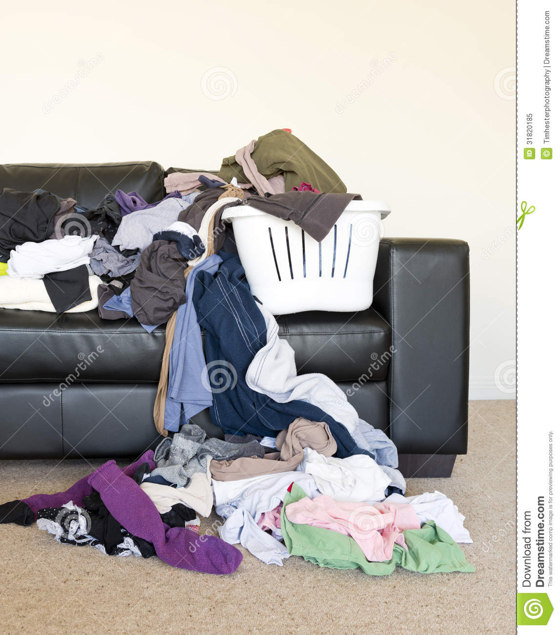 Put Away Laundry Clipart To Be Folded And Put Away 