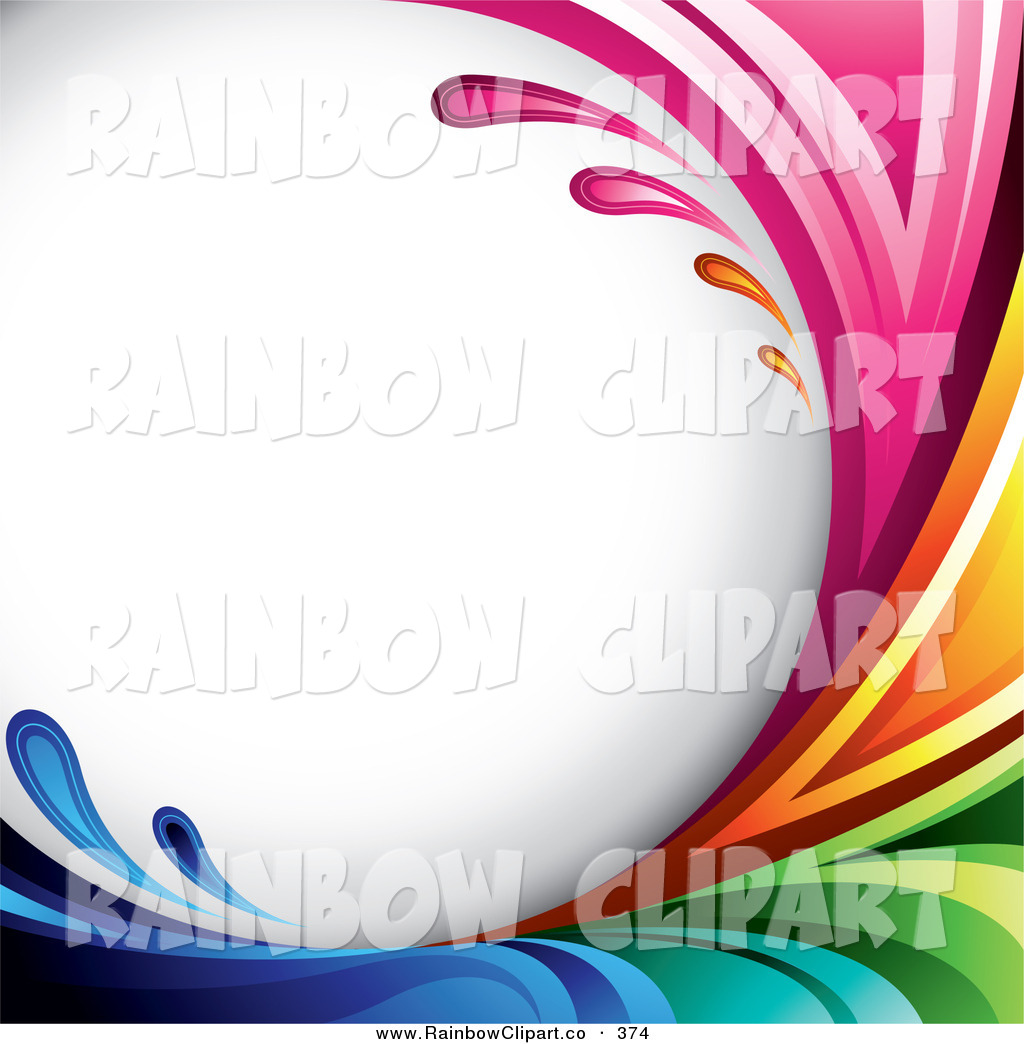 Rainbow Splash Background Over White Rainbow Clip Art Ta Images