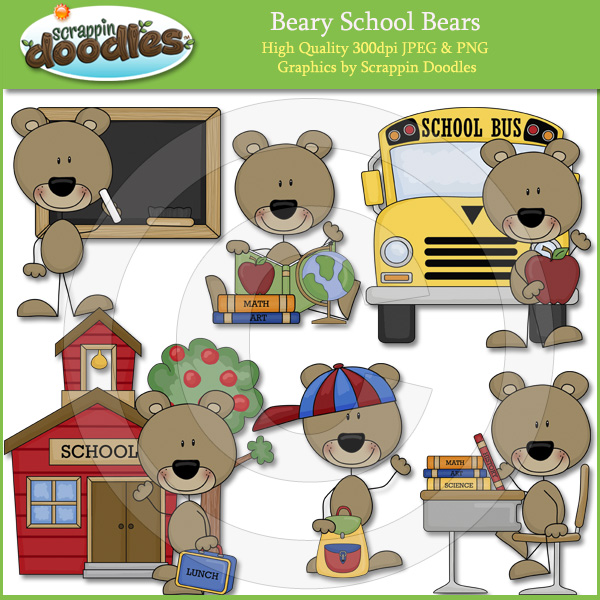 School Specials Clipart Beary School Bears Clip Art
