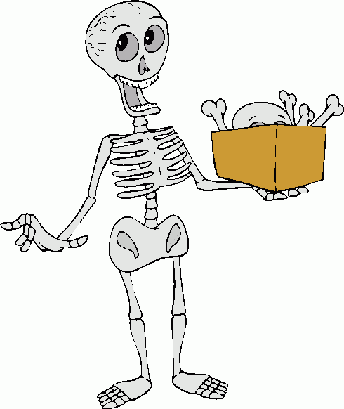 Skeleton Bones Clip Art